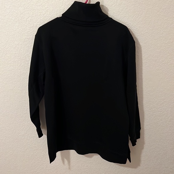 Closed Tunic Style Funnel Neck Sweatshirt - Picture 4 of 9